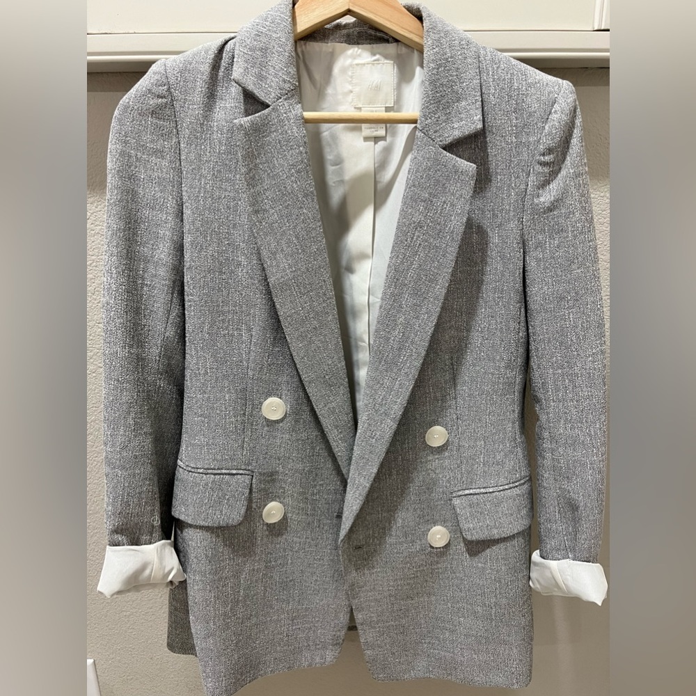 H&M grey blazer